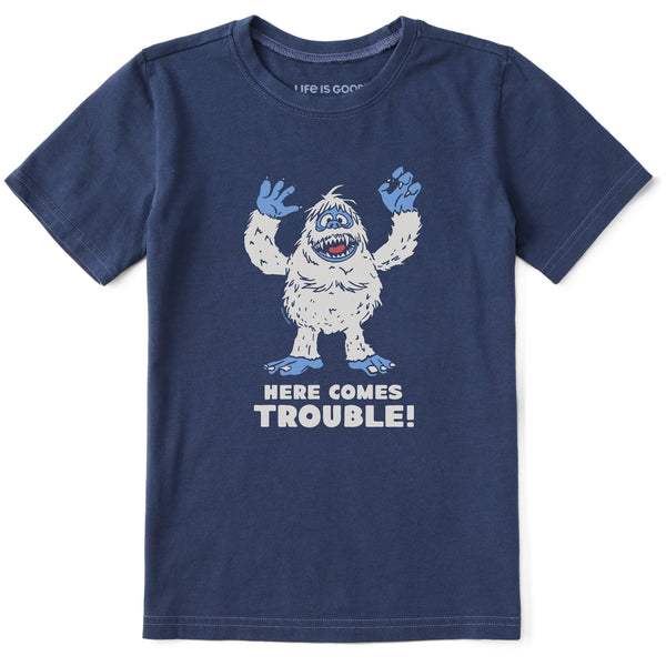 life is good Kids Bumble Here Comes Trouble Short Sleeve Crusher Tee