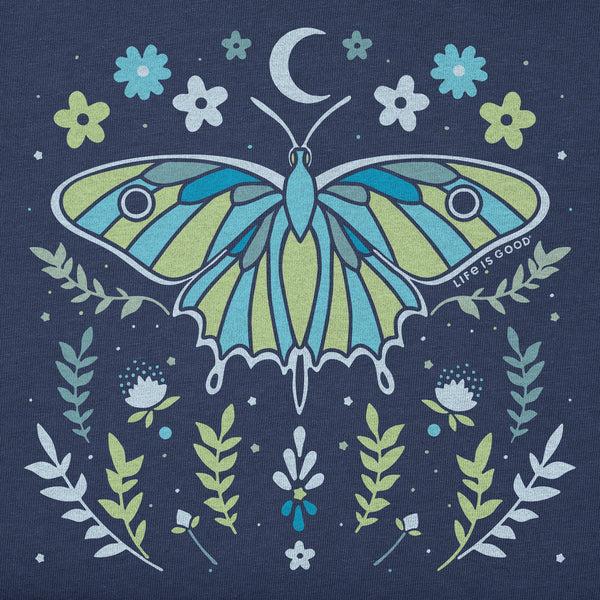 Life Is Good Kids Butterfly Wildflowers Short Sleeve Crusher Tee