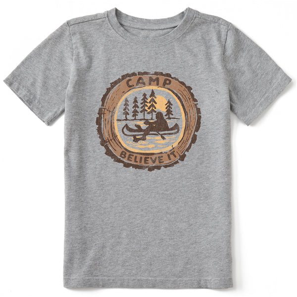 life is good Kids Camp Believe It Short Sleeve Crusher Tee