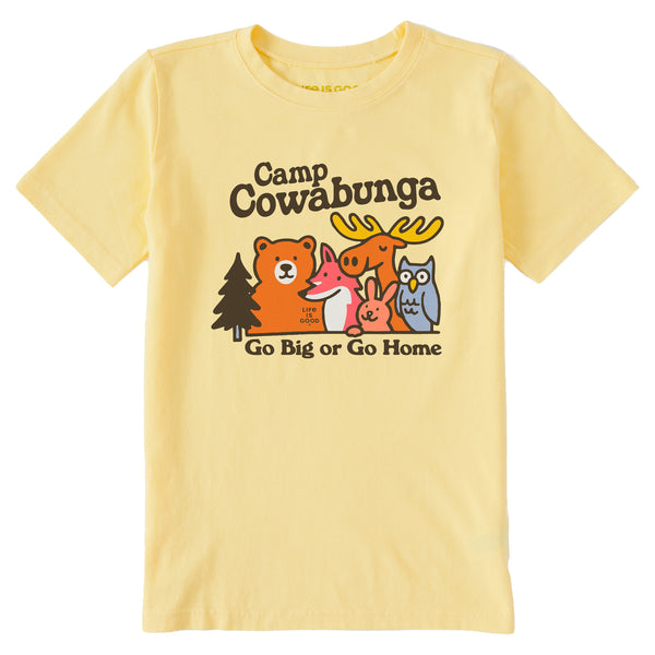 life is good Kids Camp Cowabunga Short Sleeve Crusher Tee