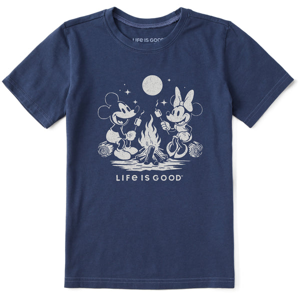 life is good Kids Campfire Smores Short Sleeve Crusher Tee