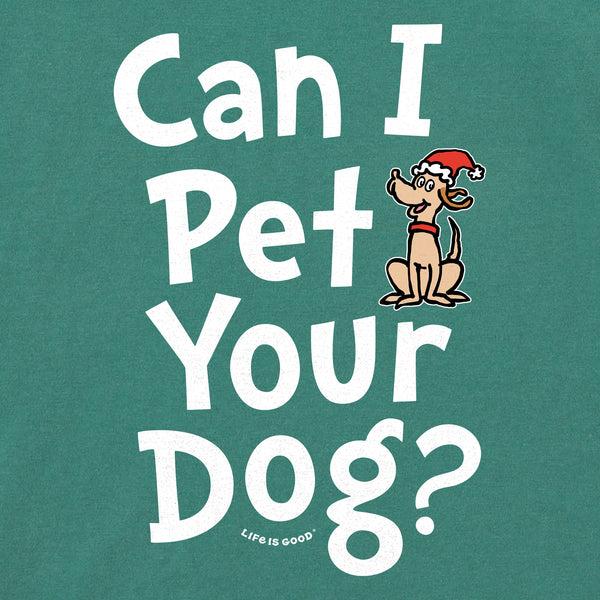 Life Is Good Kids Can I Pet Your Dog Max? Long Sleeve Crusher Tee