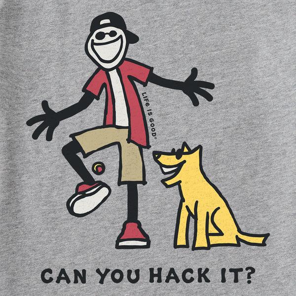 Life Is Good Kids Can You Hack It? Short Sleeve Crusher Tee
