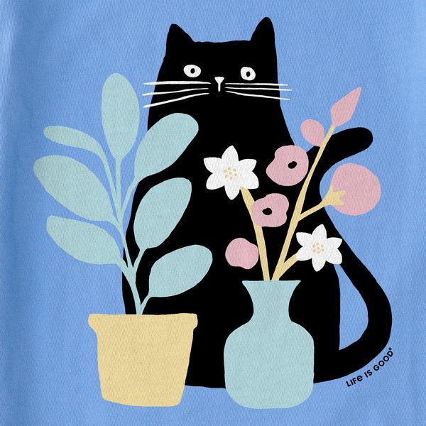 Life Is Good Kids Can You See The Cat? Short Sleeve Crusher Tee