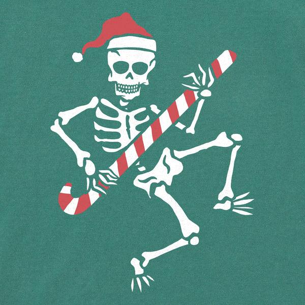 Life Is Good Kids Candy Cane Skeleton Long Sleeve Crusher Tee