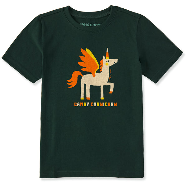 life is good Kids Candy Cornicorn Short Sleeve Crusher Tee
