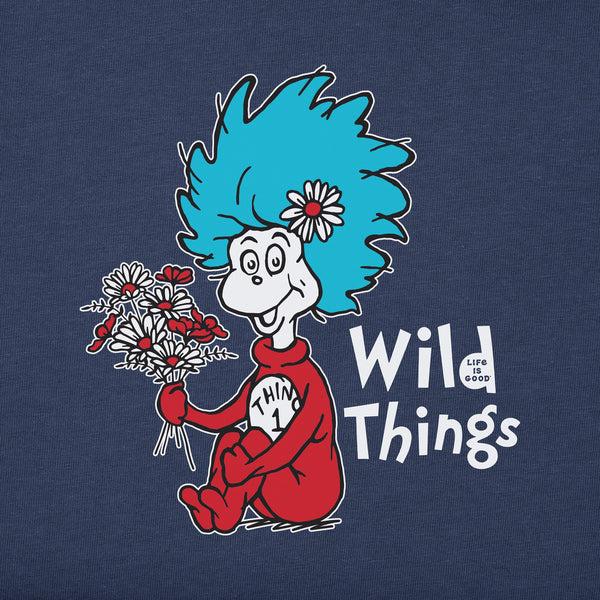 Life Is Good Kids Cat In The Hat Wild Things Short Sleeve Crusher Tee