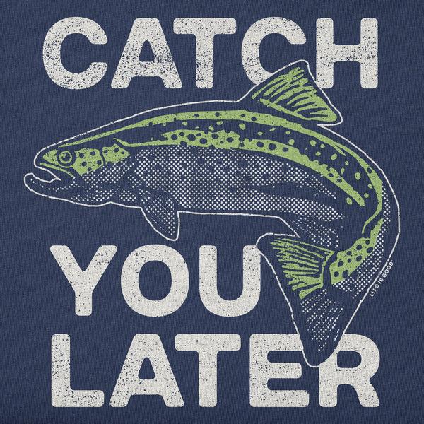 Life Is Good Kids Catch You Later Trout Short Sleeve Crusher Tee