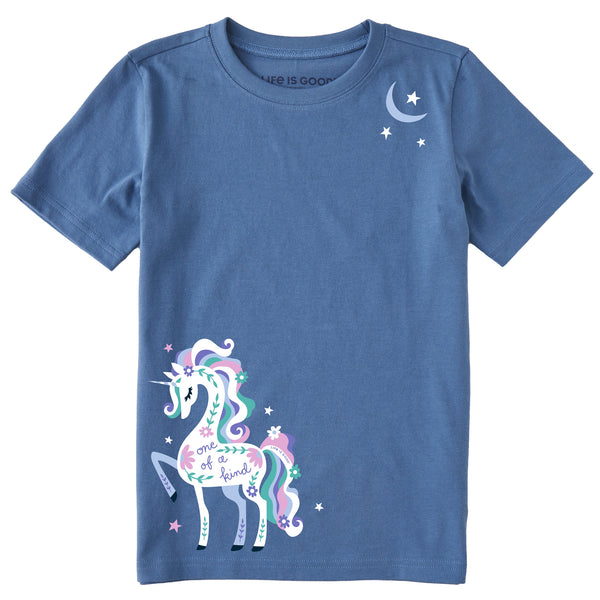life is good Kids Celestial Unicorn Short Sleeve Crusher Tee