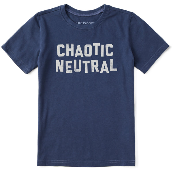 life is good Kids Chaotic Neutral Short Sleeve Crusher Tee