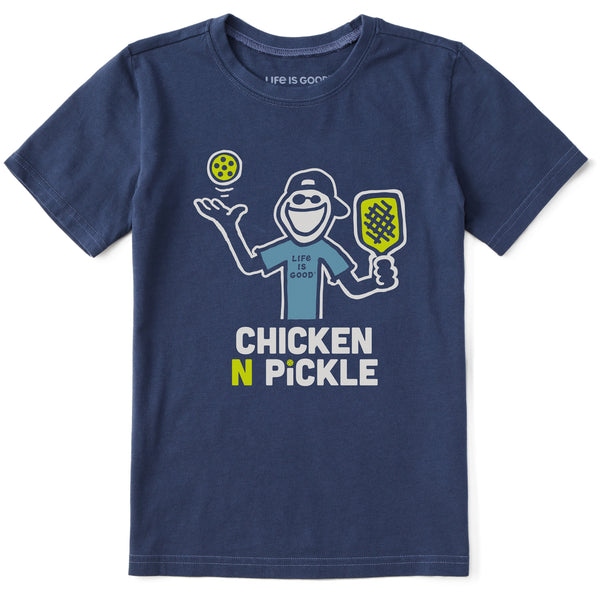 life is good Kids Chicken N Pickle Jake Short Sleeve Crusher Tee