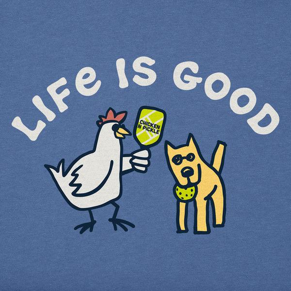 Life Is Good Kids Chicken N Pickle Rocket Short Sleeve Crusher Tee