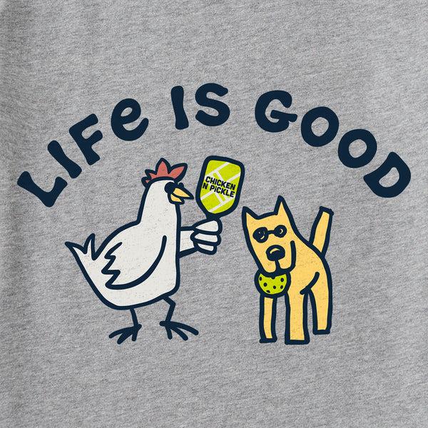Life Is Good Kids Chicken N Pickle Rocket Short Sleeve Crusher Tee