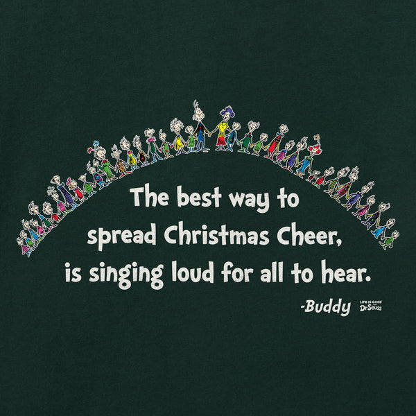 Life Is Good Kids Christmas Cheer Grinch Long Sleeve Crusher Tee