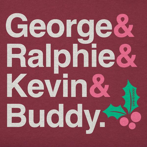 Life Is Good Kids Christmas Movie Legends Long Sleeve Crusher Tee