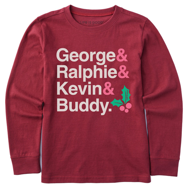 life is good Kids Christmas Movie Legends Long Sleeve Crusher Tee