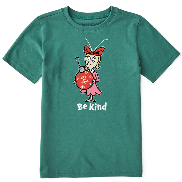 life is good Kids Cindy-Lou Be Kind Short Sleeve Crusher Tee