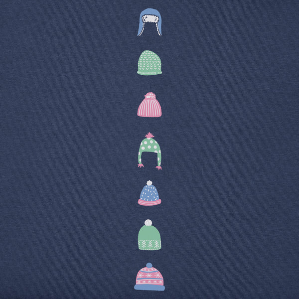 Life Is Good Kids Cool Beanie Hats Long Sleeve Crusher Tee