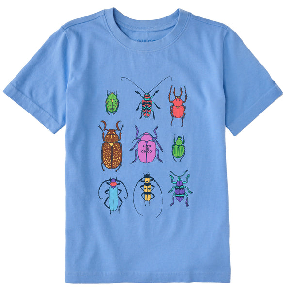 life is good Kids Cool Bug Grid Short Sleeve Crusher Tee