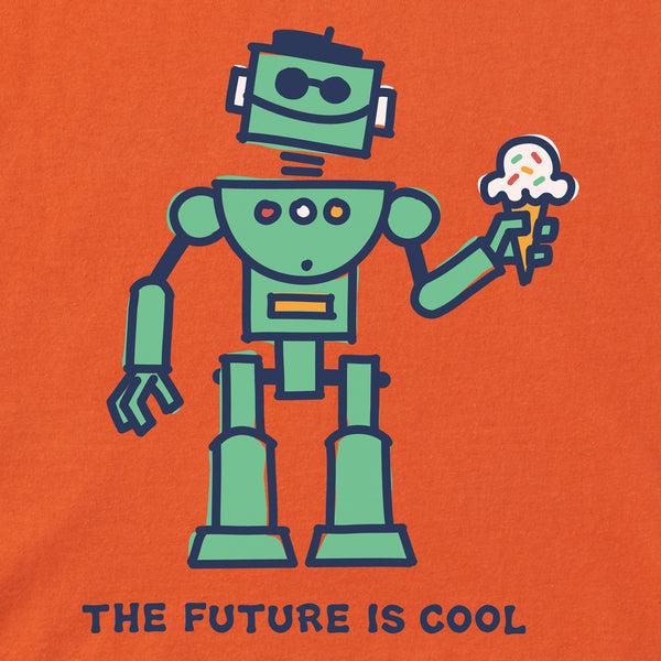 Life Is Good Kids Cool Robot Short Sleeve Crusher Tee