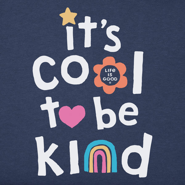 Life Is Good Kids Cool To Be Kind Short Sleeve Crusher Tee