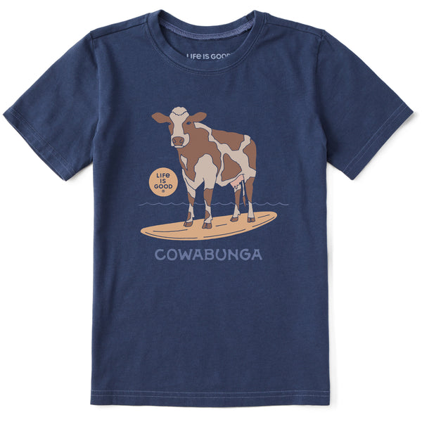 life is good Kids Cowabunga Short Sleeve Crusher Tee