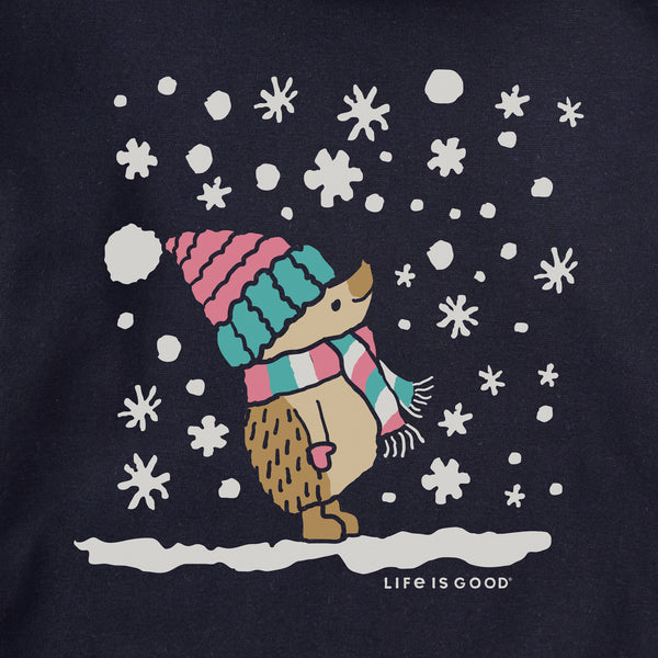 Life Is Good Kids Cozy Hedgehog Every Wear Hoodie Sweatshirt