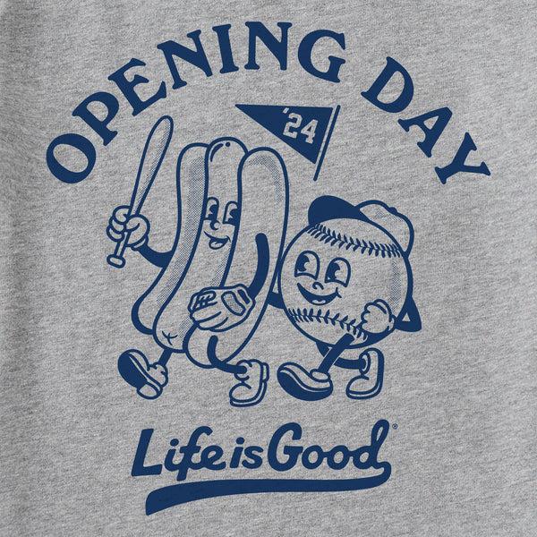 Life Is Good Kids Craft Opening Day '24 Baseball Short Sleeve Crusher Tee