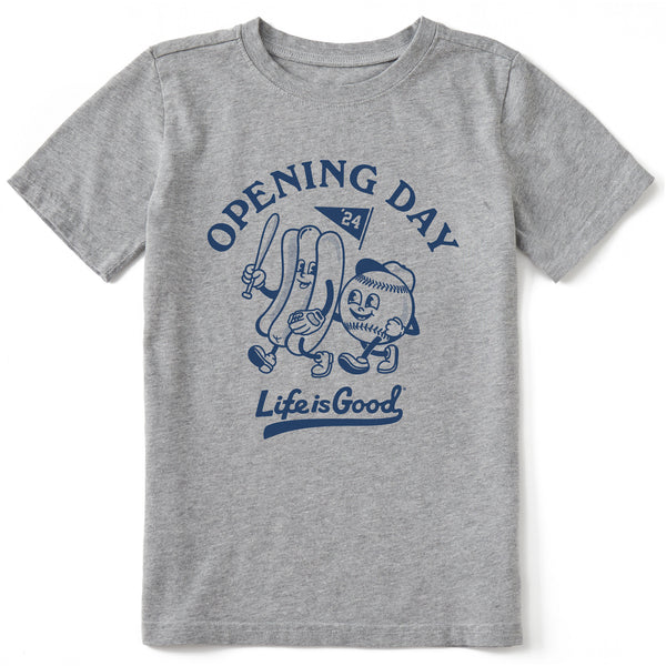 life is good Kids Craft Opening Day '24 Baseball Short Sleeve Crusher Tee