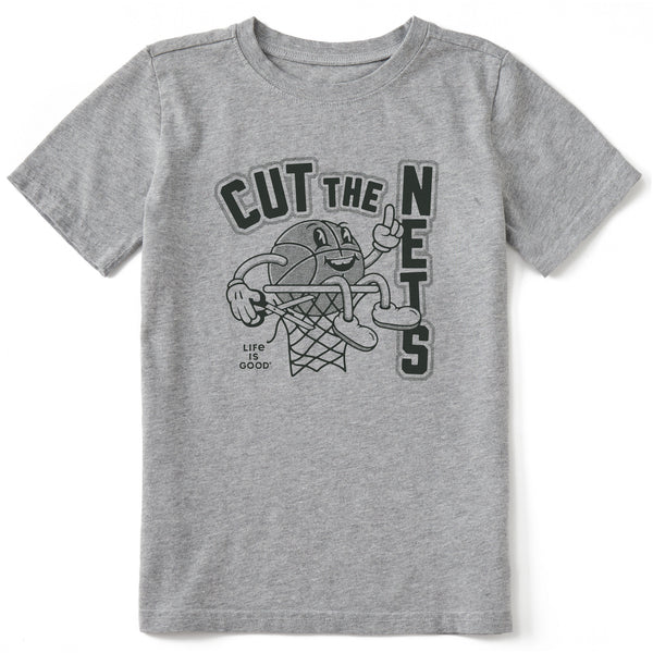 life is good Kids Cut the Nets Short Sleeve Crusher Tee