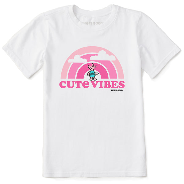 life is good Kids Cute Vibes Winnie Rainbow Short Sleeve Crusher Tee