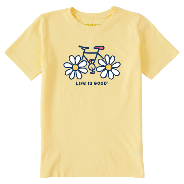 life is good Kids Daisy Bike Short Sleeve Crusher Tee