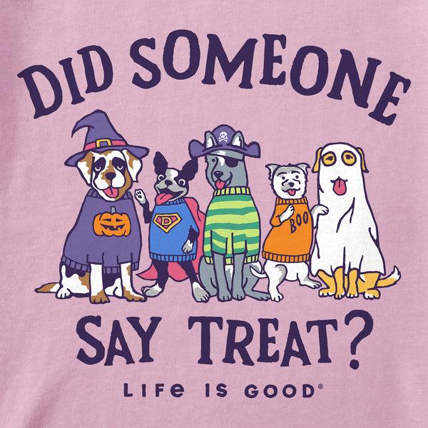Life Is Good Kids Did Someone Say Treat? Short Sleeve Crusher Tee