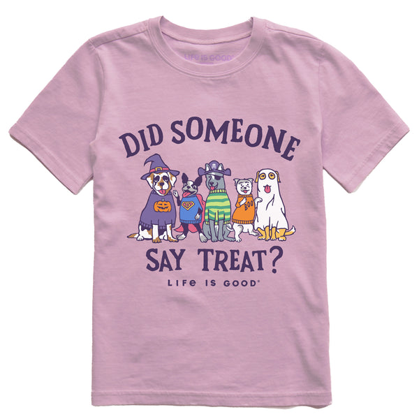 life is good Kids Did Someone Say Treat? Short Sleeve Crusher Tee