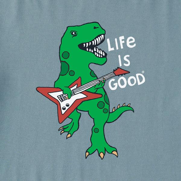 Life Is Good Kids Dino Rock Short Sleeve Crusher Tee