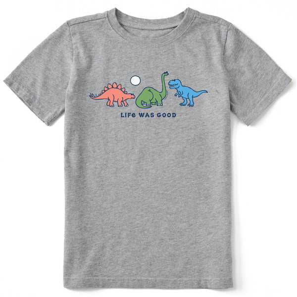 life is good Kids Dino Trio Short Sleeve Crusher Tee
