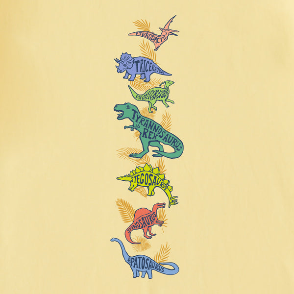 Life Is Good Kids Dinosaurs Long Sleeve Crusher Tee