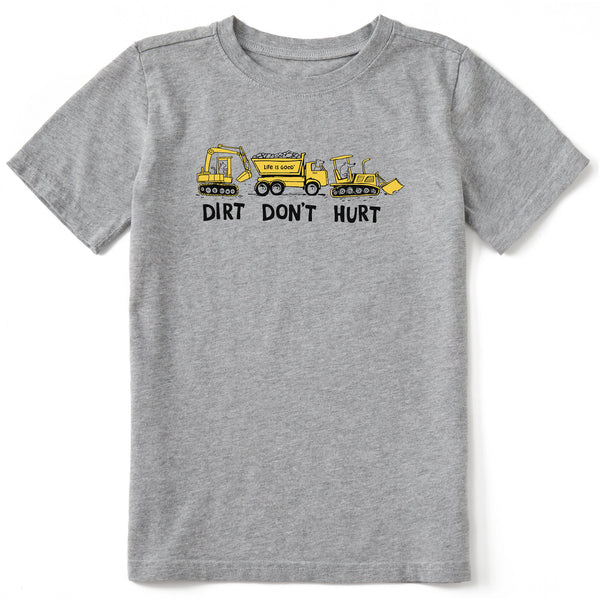 life is good Kids Dirt Dont Hurt Short Sleeve Crusher Tee