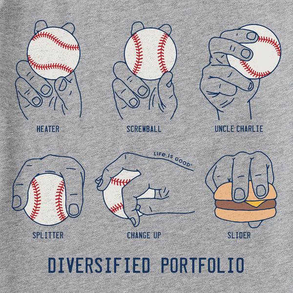 Life Is Good Kids Diversified Pitch Portfolio Short Sleeve Crusher Tee