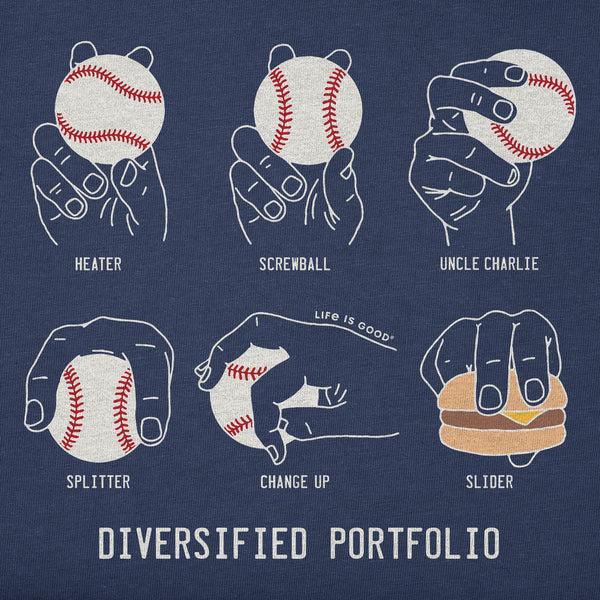Life Is Good Kids Diversified Pitch Portfolio Short Sleeve Crusher Tee