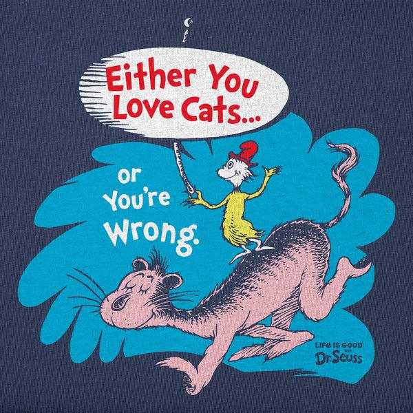 Life Is Good Kids Dr. Seuss Cat Love Short Sleeve Crusher Tee