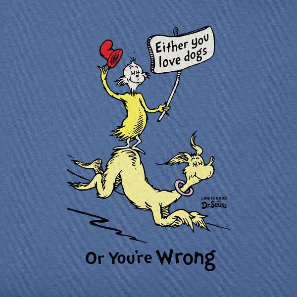 Life Is Good Kids Dr. Seuss Dog Love Short Sleeve Crusher Tee