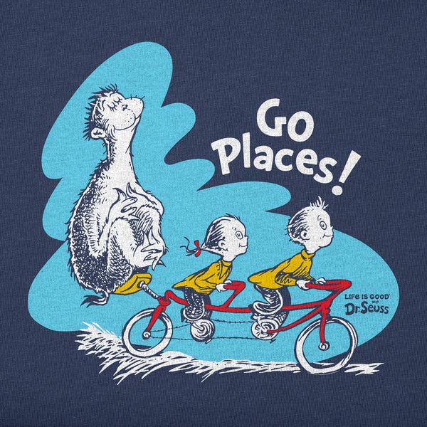 Life Is Good Kids Dr. Seuss Go Places Short Sleeve Crusher Tee