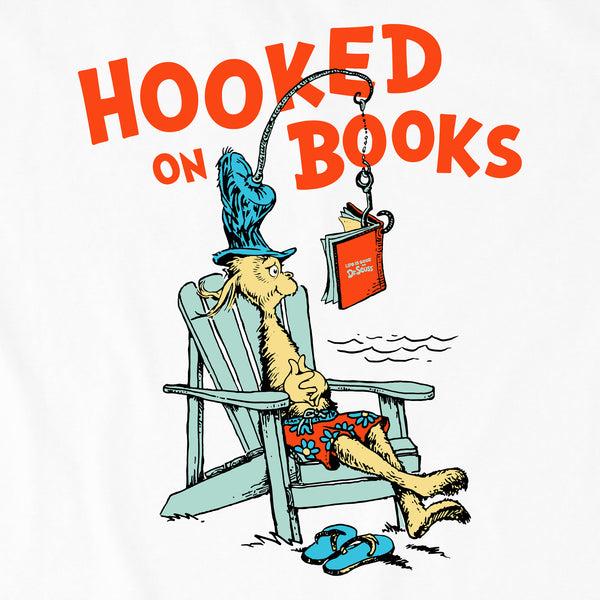 Life Is Good Kids Dr. Seuss Hooked On Books Short Sleeve Crusher Tee