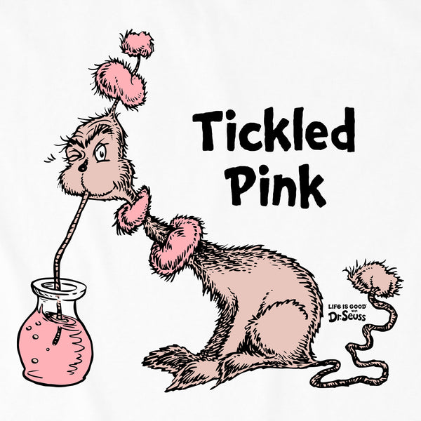 Life Is Good Kids Dr. Seuss Tickled Pink Short Sleeve Crusher Tee