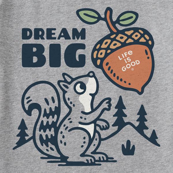 Life Is Good Kids Dream Big Squirrel Short Sleeve Crusher Tee
