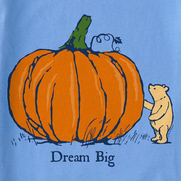 Life Is Good Kids Dream Big Winnie Pumpkin Long Sleeve Crusher Tee