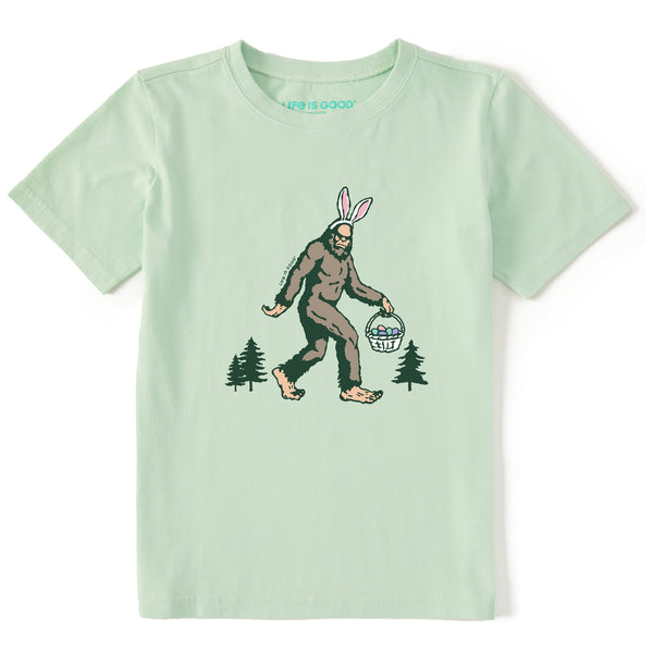 life is good Kids Easter Bigfoot Short Sleeve Crusher Tee