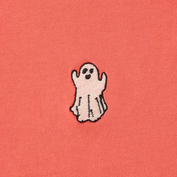 Life Is Good Kids Embroidered Lil Ghost Short Sleeve Crusher Tee