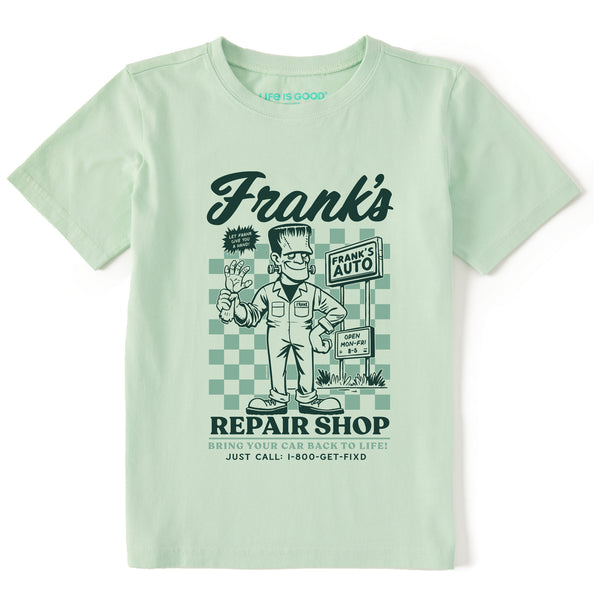 life is good Kids Frank's Repair Shop Short Sleeve Crusher Tee
